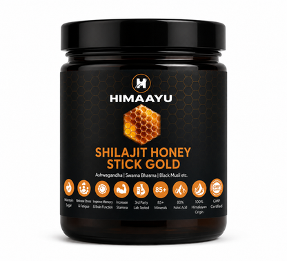 Shilajit Honey Stick Gold + Shilajit Gold