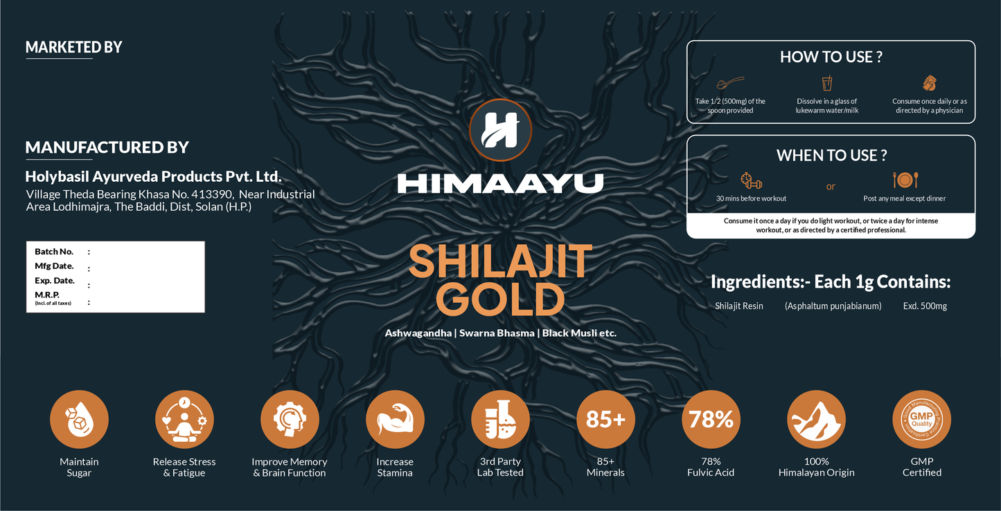 Shilajit Gold