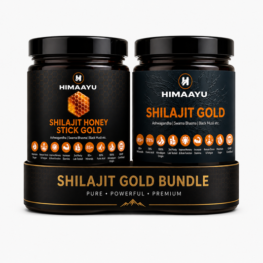 Shilajit Honey Stick Gold + Shilajit Gold